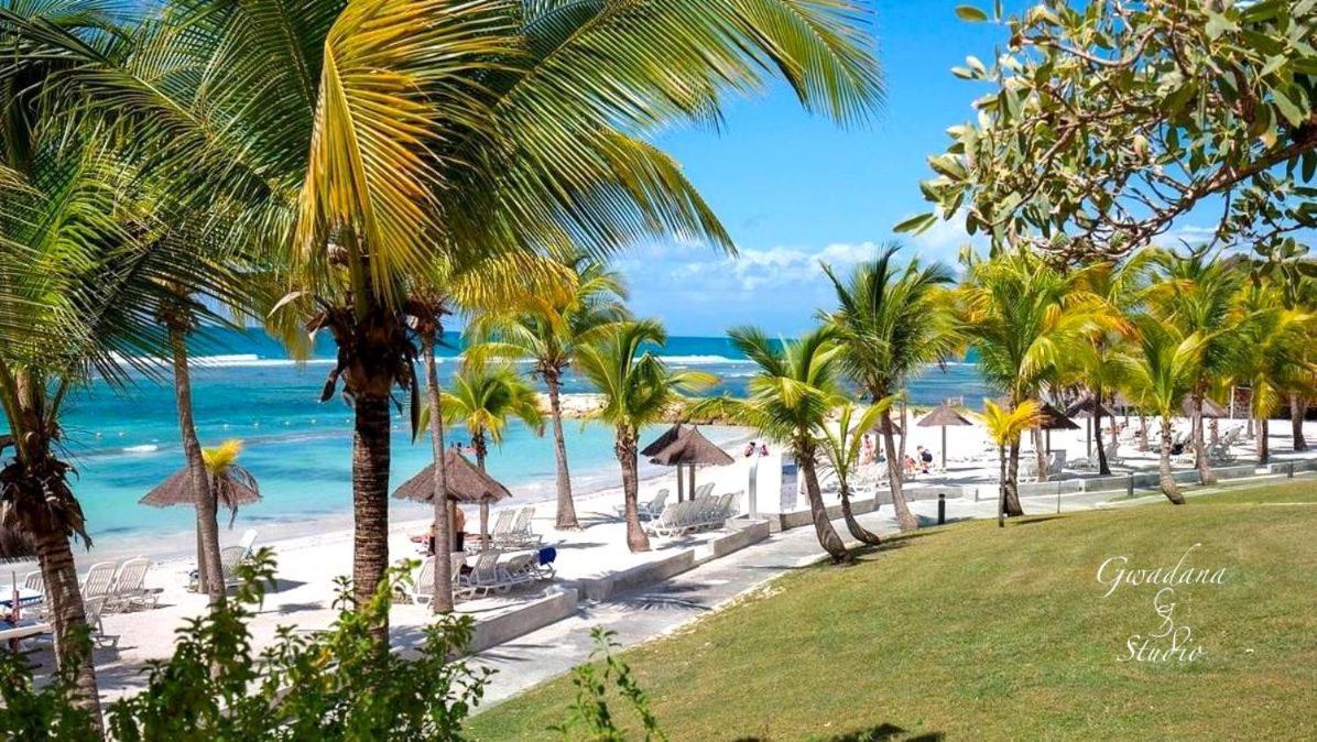 Vue Exclusive Mer Et Volcan, Village Vacances Avec Plage Et Piscine, Les Gwadastudios Sainte-Anne  Exterior foto